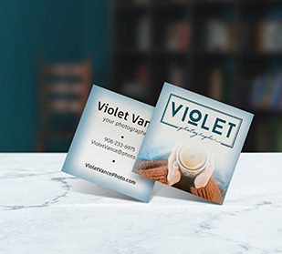 Square Business Cards | Design your customized square business card